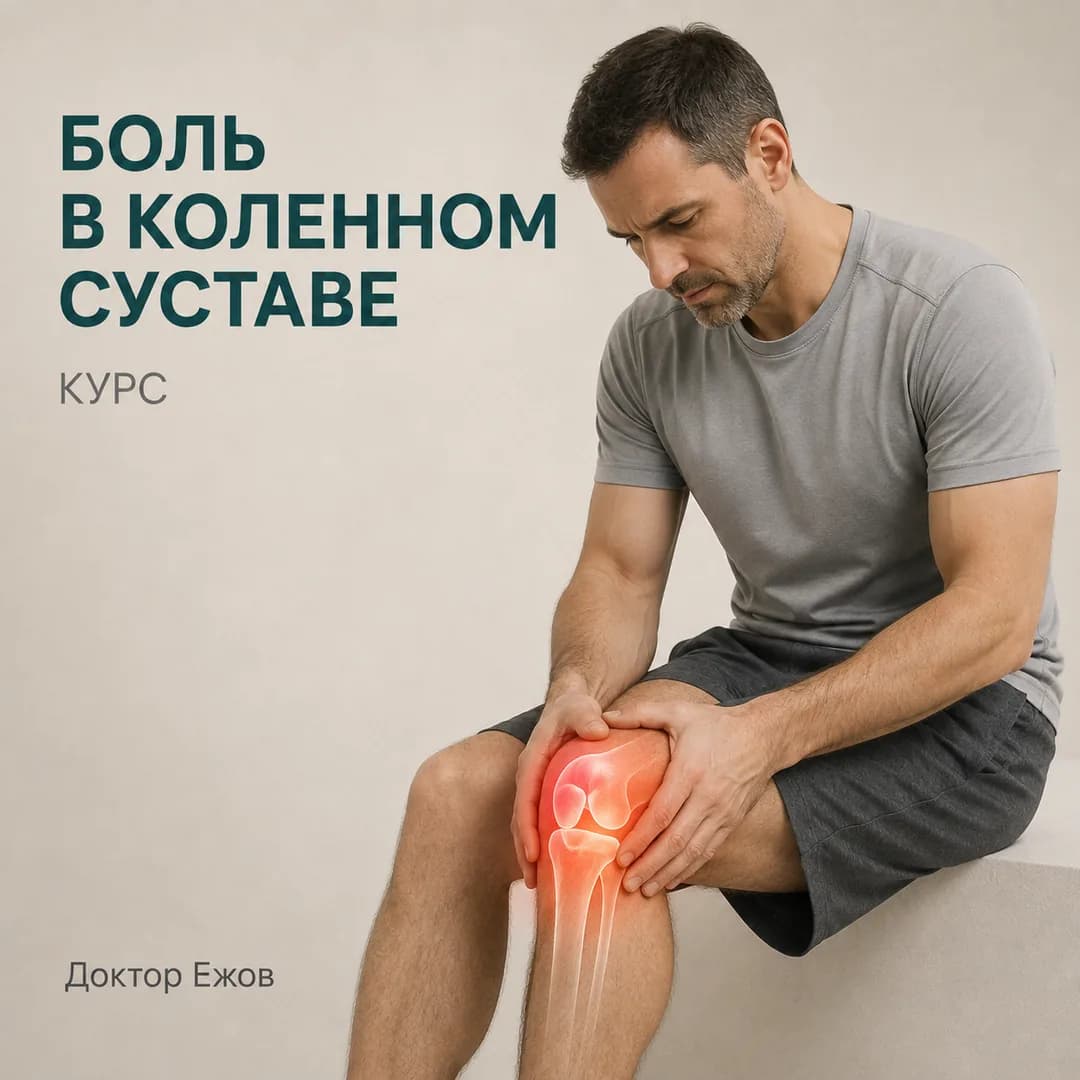 Обложка курса «Боль в колене»