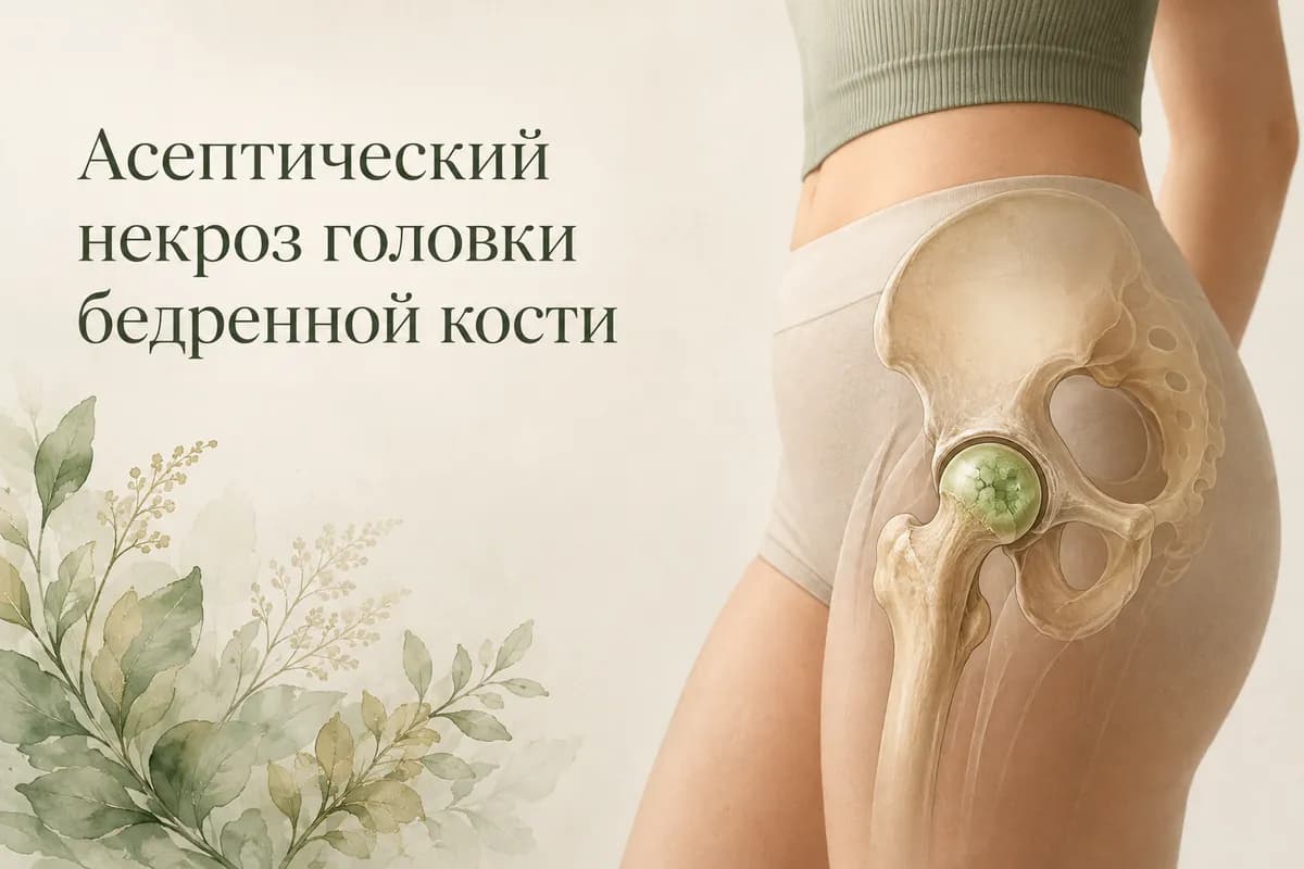 Обложка статьи «Асептический некроз головки бедренной кости»