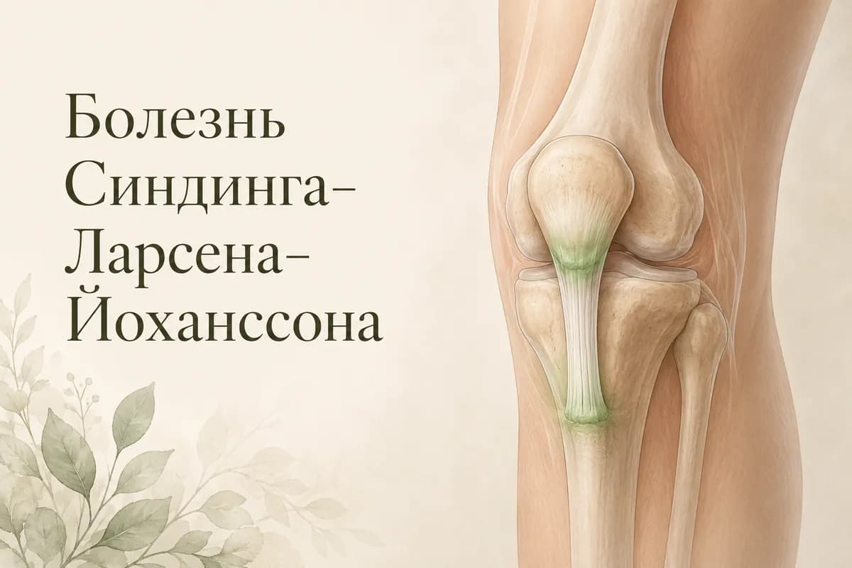 Обложка статьи «Болезнь Синдинга–Ларсена–Йоханссона»