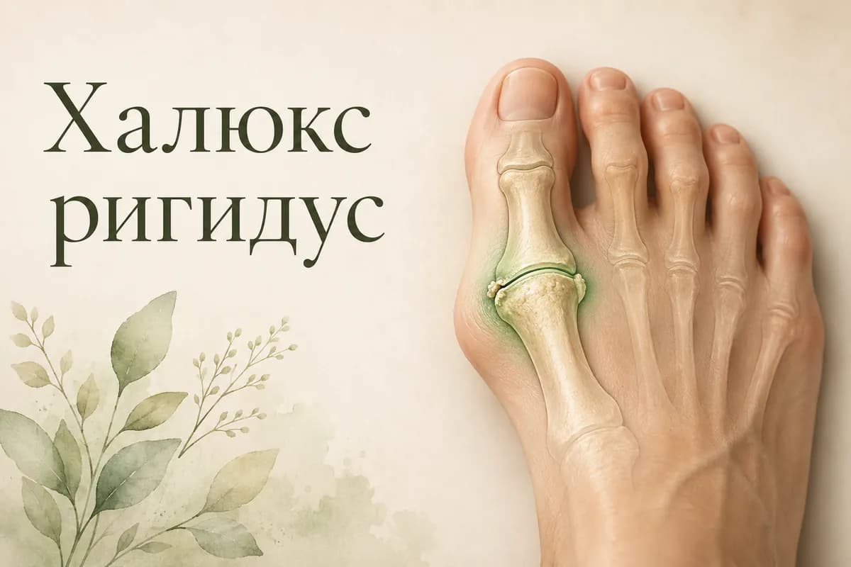 Обложка статьи «Халюкс ригидус: что это такое, почему возникает и как лечится»