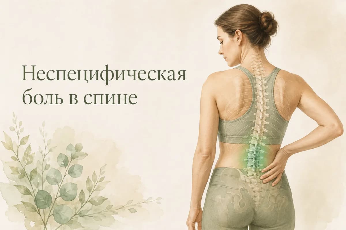 Обложка статьи «Неспецифическая боль в спине: когда снимок ничего не объясняет»