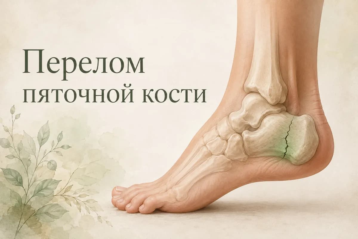 Обложка статьи «Перелом пяточной кости»