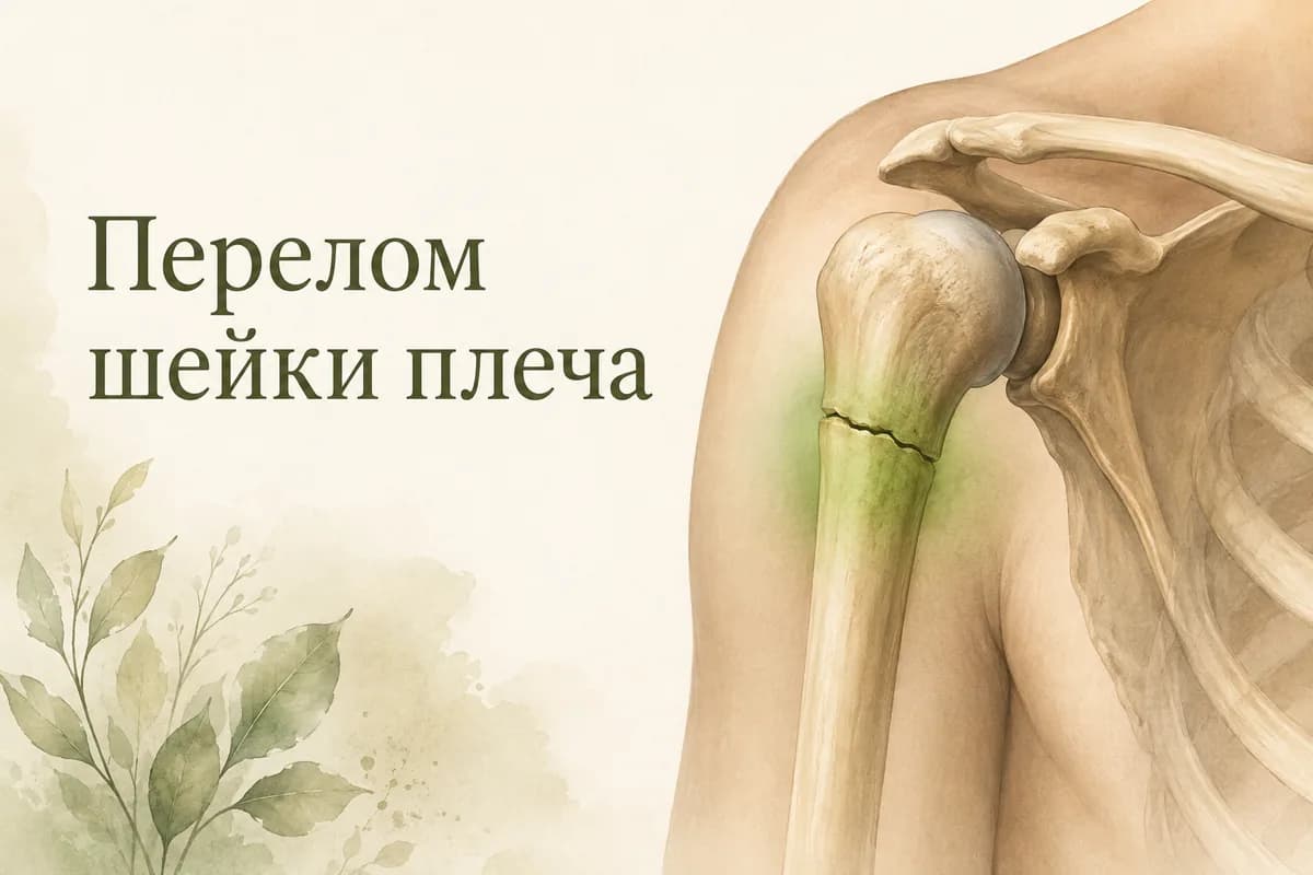 Обложка статьи «Перелом шейки плеча: обзор для пациентов»