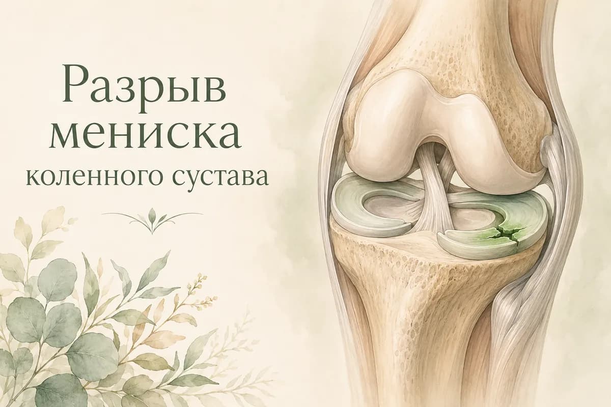 Обложка статьи «Разрыв мениска коленного сустава»