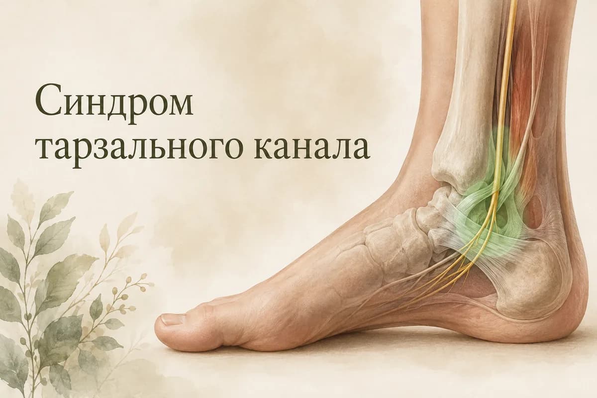Обложка статьи «Синдром тарзального канала: причины, симптомы, диагностика и лечение»