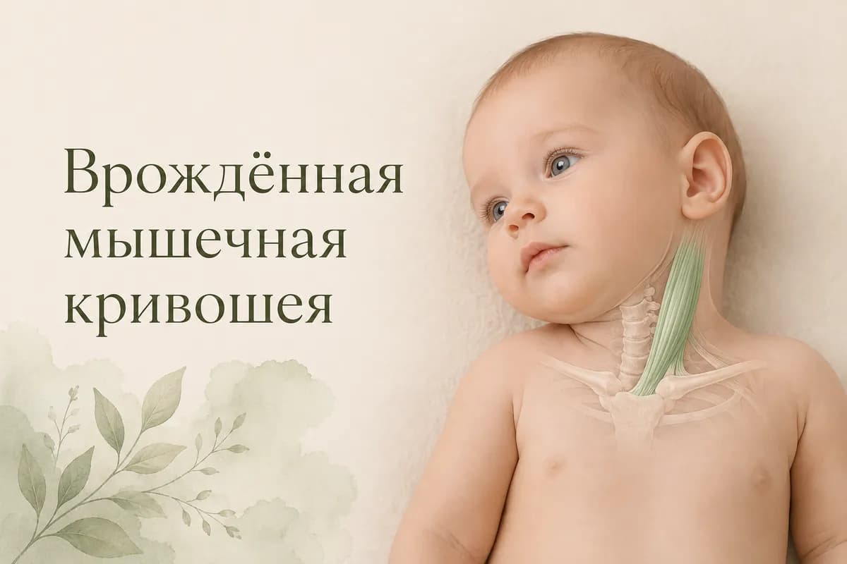 Обложка статьи «Врожденная мышечная кривошея у новорожденных»